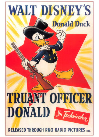 мультик Угроза прогульщиков (1941) (Truant Officer Donald) 16.08.22