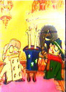 Братья Пилоты показывают друг другу новогодние фокусы (1996)