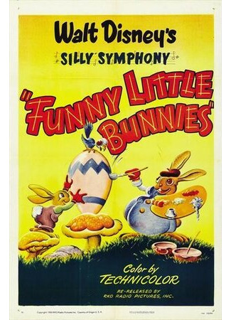 мультик Веселые зайчата (1934) (Funny Little Bunnies) 16.08.22