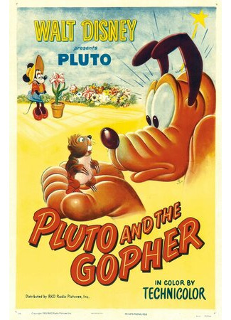 мультик Pluto and the Gopher (Плуто и суслик (1950)) 16.08.22