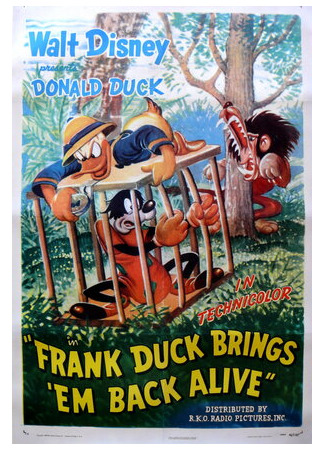 мультик Frank Duck Brings &#39;em Back Alive (Искренняя утка возвращает их к жизни (1946)) 16.08.22