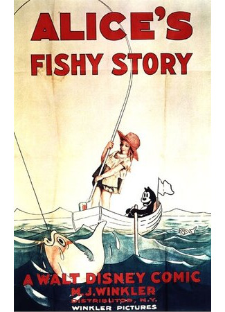 мультик Alice&#39;s Fishy Story (Алиса на рыбалке (1924)) 16.08.22